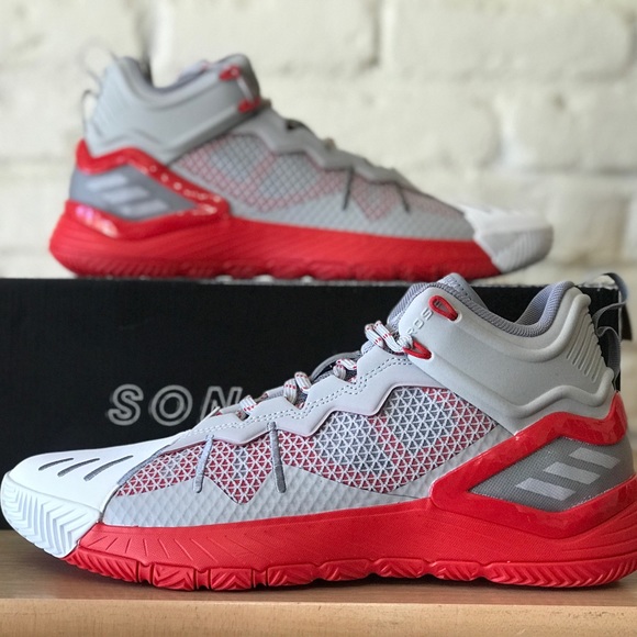 adidas | Shoes | Adidas D Rose Son Of Chi Godspeed Grey Red Basketball ...